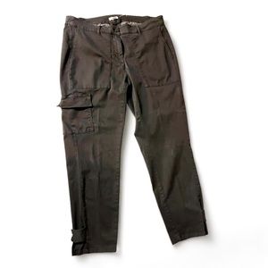 J.Jill Dark Gray/Black Cargo Pants, Size 16 Women’s